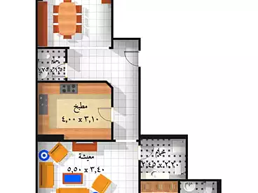 Apartments For sale in Mostafa El Nahaas St., Nasr City, 235 sqm