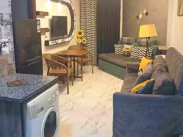 Chalet with Garden For rent in Porto Said Compound - Amer Group, Compounds in Port Said, 75 sqm