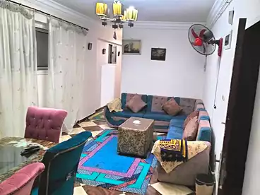 Furnished Apartment For rent in Gamal Abdel Nasser St., El Asafra, 110 sqm