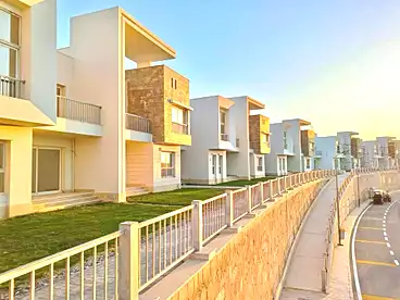 Chalet with Garden For sale in Sea View Resort - Jdar, North Coast Resorts, 145 sqm