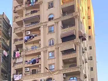 شقق للبيع في شارع الجلاء، مدينة طنطا، 205 متر