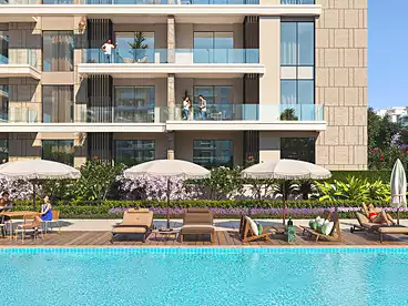 Apartments For sale in El Patio Riva Compound - La Vista, Compounds in 6th Settlement, 125 sqm