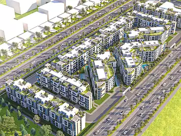 Apartments For sale in Darvell Residence Compound - White Eagle, Compounds in 6 October, 98 sqm