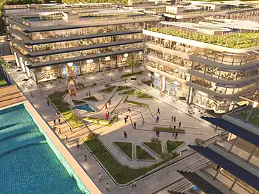 Shops For sale in Moray Compound - MainMarks, Compounds in New Cairo, 115 sqm