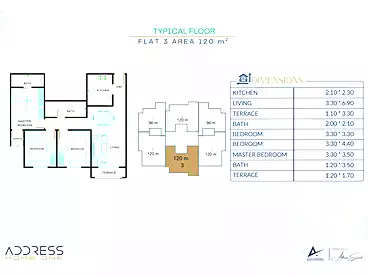 Apartments For sale in Address Home Compound - Arkan, Compounds in Hadayek October, 120 sqm