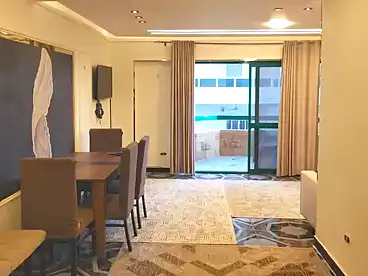 Furnished Apartment For rent in Shatee El Nakheel, Al Agamy, 100 sqm
