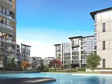 Apartments For sale in The View Compound - The Waterway, Compounds in New Cairo, 205 sqm