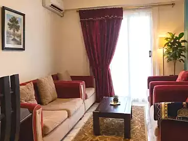 Furnished Apartment For rent in El Mandara Bahri, El Mandara, 120 sqm