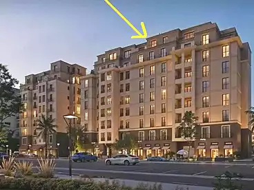 Apartments For sale in Hyde Park Central Compound, Compounds in 6th Settlement, 102 sqm