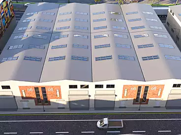 Factory For sale in Nexus Industrial Park - AMD, Compounds in New Cairo, 901 sqm