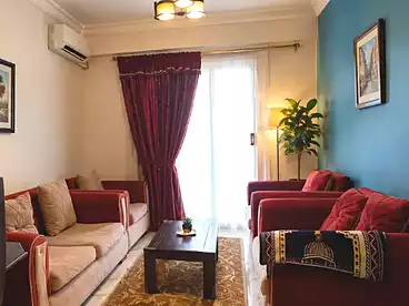 Furnished Apartment For rent in El Gaish Rd, El Mandara, 125 sqm