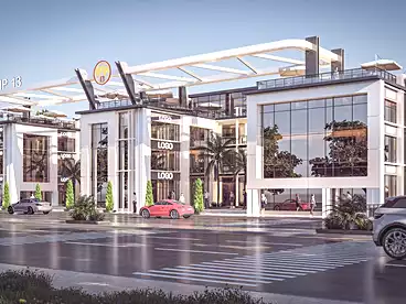 Commercial For sale in Strip Mall 13 - Arkan, Compounds in Hadayek October, 44 sqm