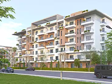 Apartment with Garden For sale in Fiori Compound - Zhour, Compounds in 6 October, 117 sqm