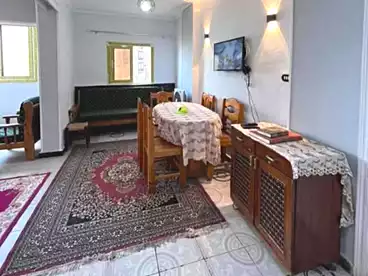 Furnished Apartment For rent in Khaled Ibn El Walid St., Sidi Beshr Bahri, 100 sqm
