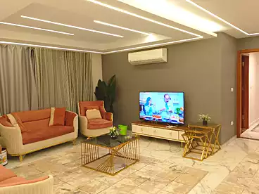 Furnished Apartment For rent in Abrag Othman, Corniche El Maadi St., 200 sqm