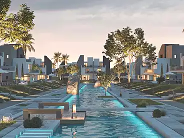 Apartments For sale in Rivers Compound - Tatweer Misr, Expansion Of El Sheikh Zayed City, 155 sqm