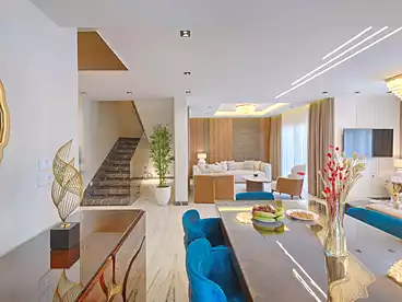 Twin House For rent in Oriana IV - Cairo Festival City Compound, Cairo Festival City Compound - Al Futtaim, 280 sqm
