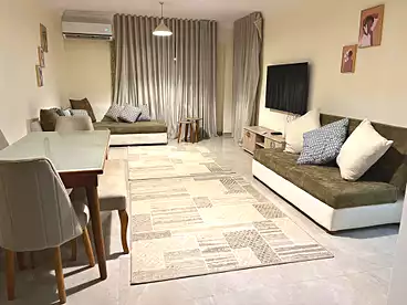 Furnished Apartment For rent in Janna 2, Compounds in Sheikh Zayed, 130 sqm