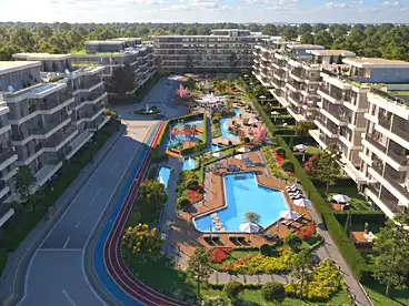 Apartments For sale in G West Compound - Engineers, Compounds in Sheikh Zayed, 173 sqm