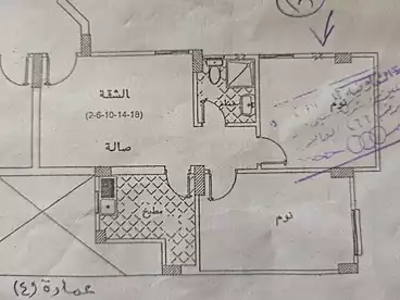 شقق للبيع في منشية عين حلوان، حلوان، 76 متر