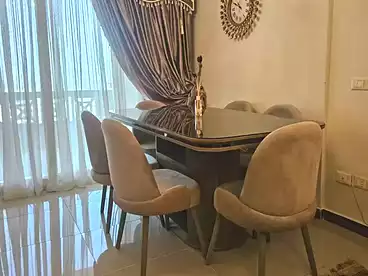 Furnished Apartment For rent in Florence Mega Mall - Marseilia, Compounds in El Montazah, 140 sqm