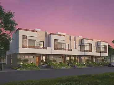 Twin House For sale in Atrio Compound - Iwan, Compounds in Sheikh Zayed, 254 sqm