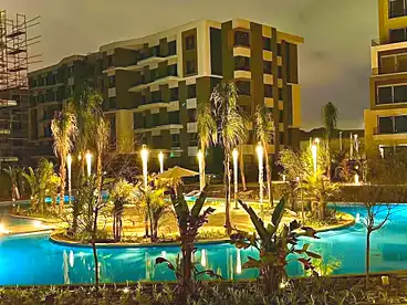 in Cleo Water Residence - Palm Hills, Compounds in New Cairo, 154 sqm