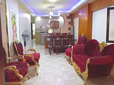 Furnished Apartment For rent in El Kilo 21, Al Agamy, 120 sqm