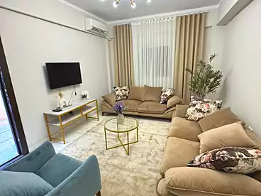 Furnished Apartment For rent in Zaid Ebn Haretha St., South Academy (A), 120 sqm
