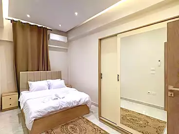 Studio For rent in El Mostashareen Compound, Compounds in New Cairo, 80 sqm
