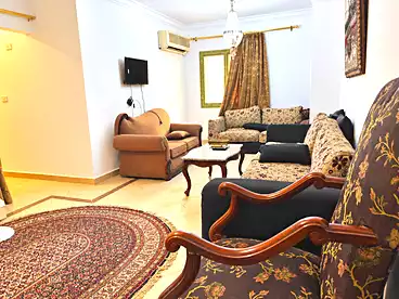 Apartments For rent in El Shabab Square, Third Settlement, 140 sqm