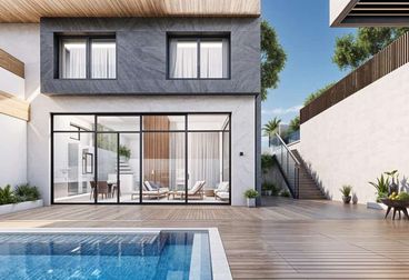 With the lowest down payment and the longest installment period, own a villa with a swimming pool - Mall of Arabia, Park West Compound