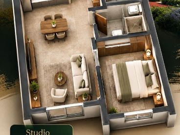  45 M² For sale in Rewaq Residence Compound - Arabian Mark 